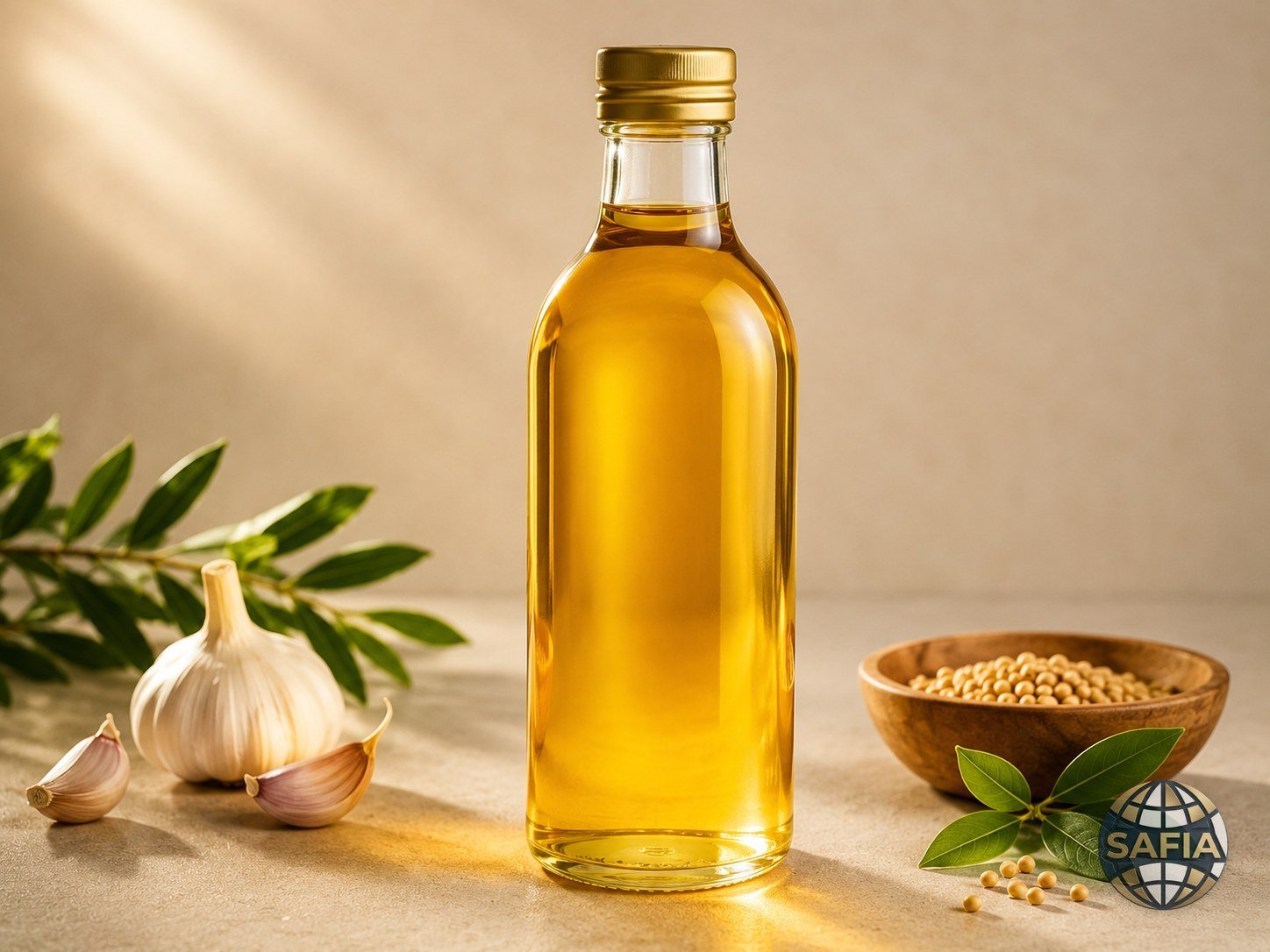SAFIA premium cooking oil — golden refined oil