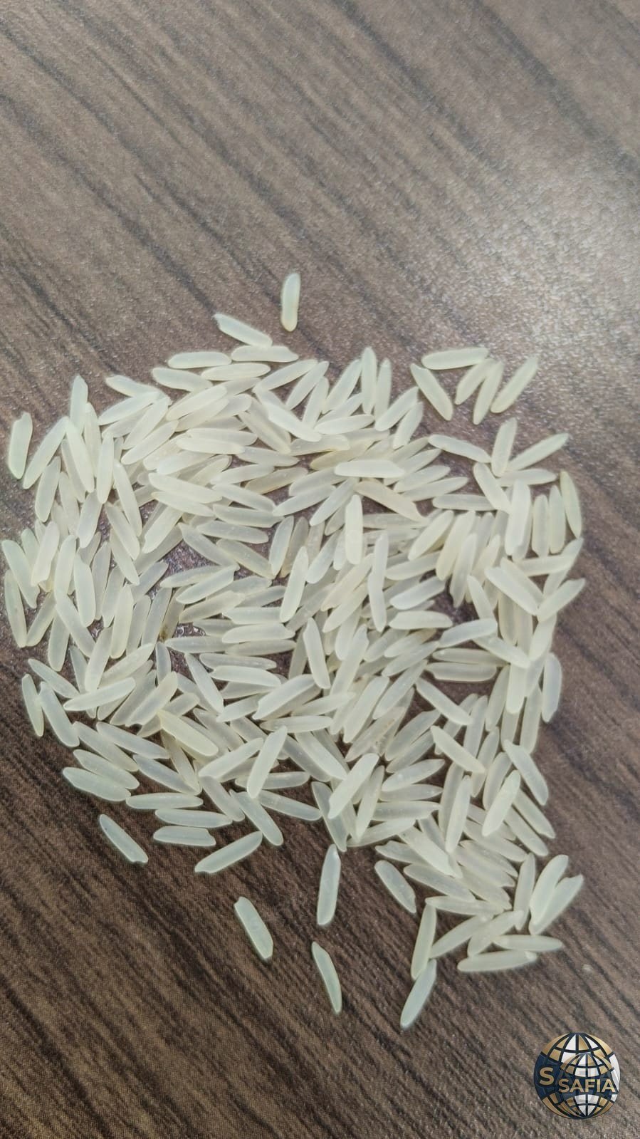 Extra long grain basmati close-up — representative rice image