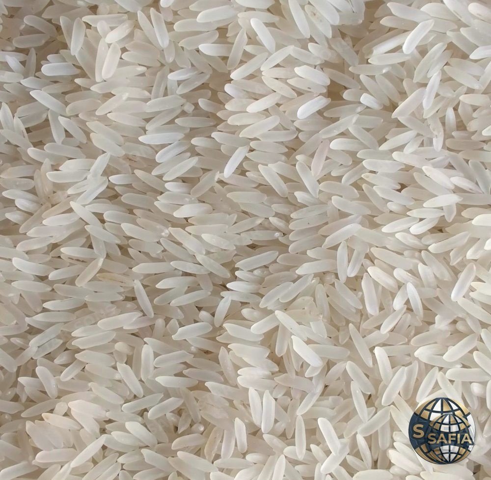 Premium white rice texture — representative rice image